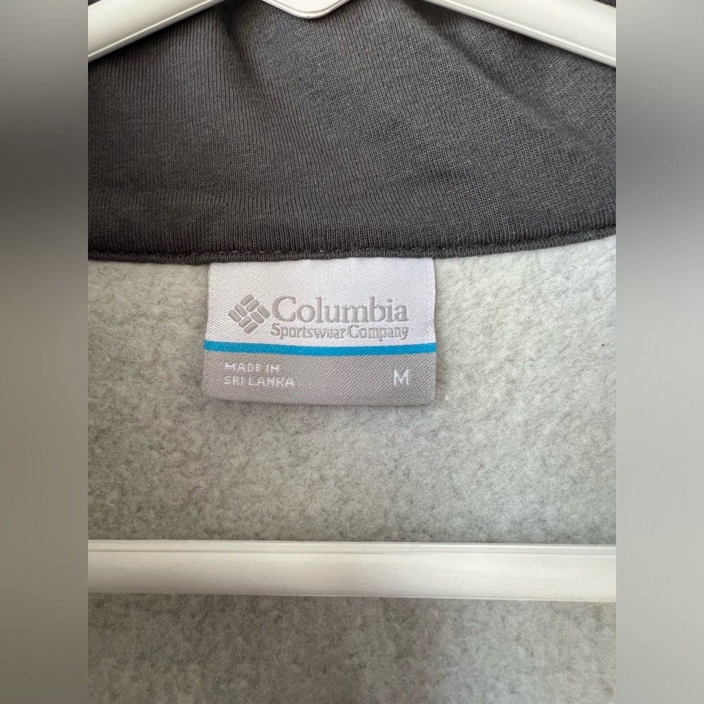 Columbia Hart Mountain II 1/2-Zip Fleece Jacket - Men's Medium Gray - Picture 5 of 10